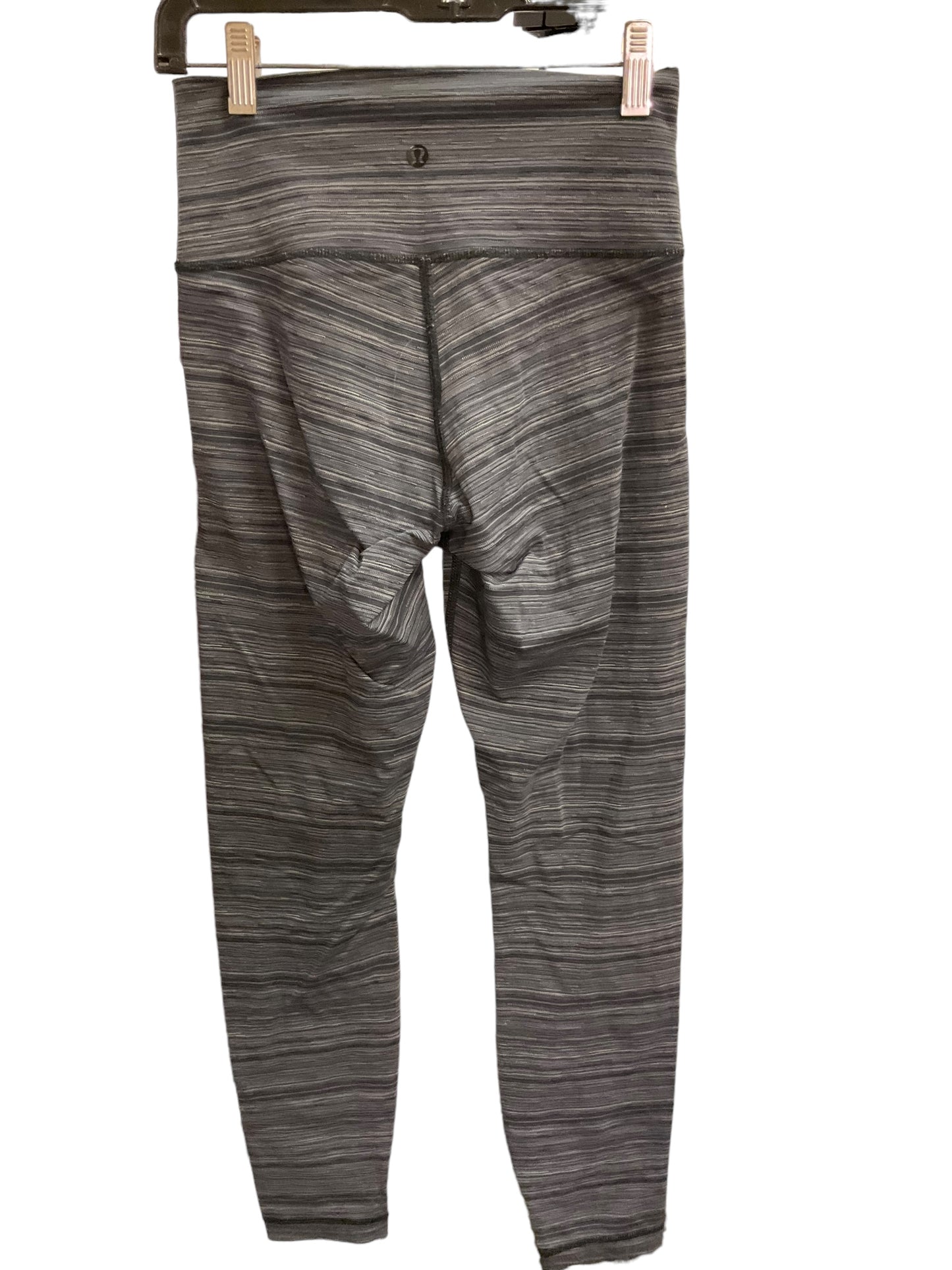 Athletic Leggings By Lululemon In Grey, Size: 2