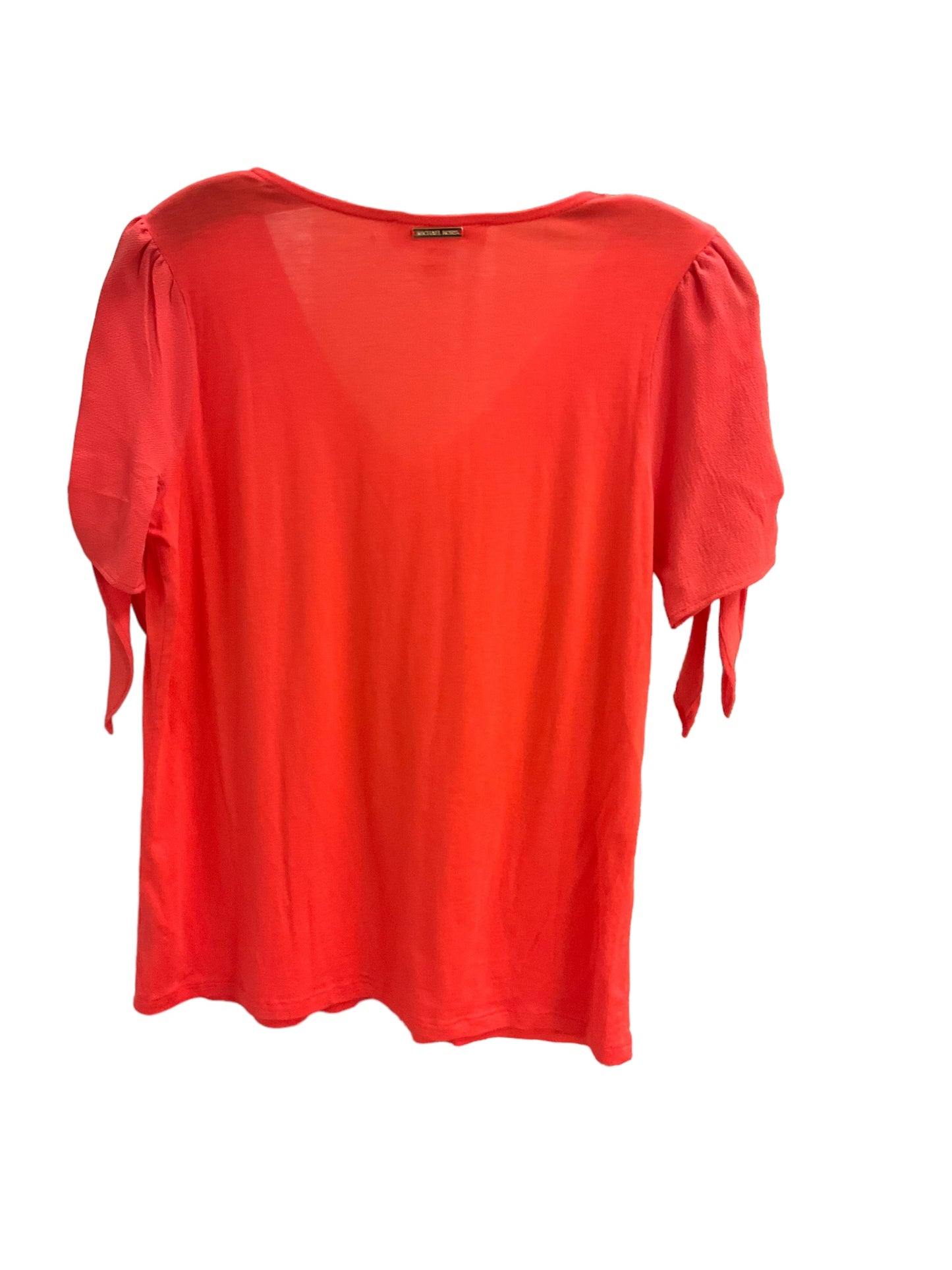 Top Short Sleeve By Michael By Michael Kors In Orange, Size: S