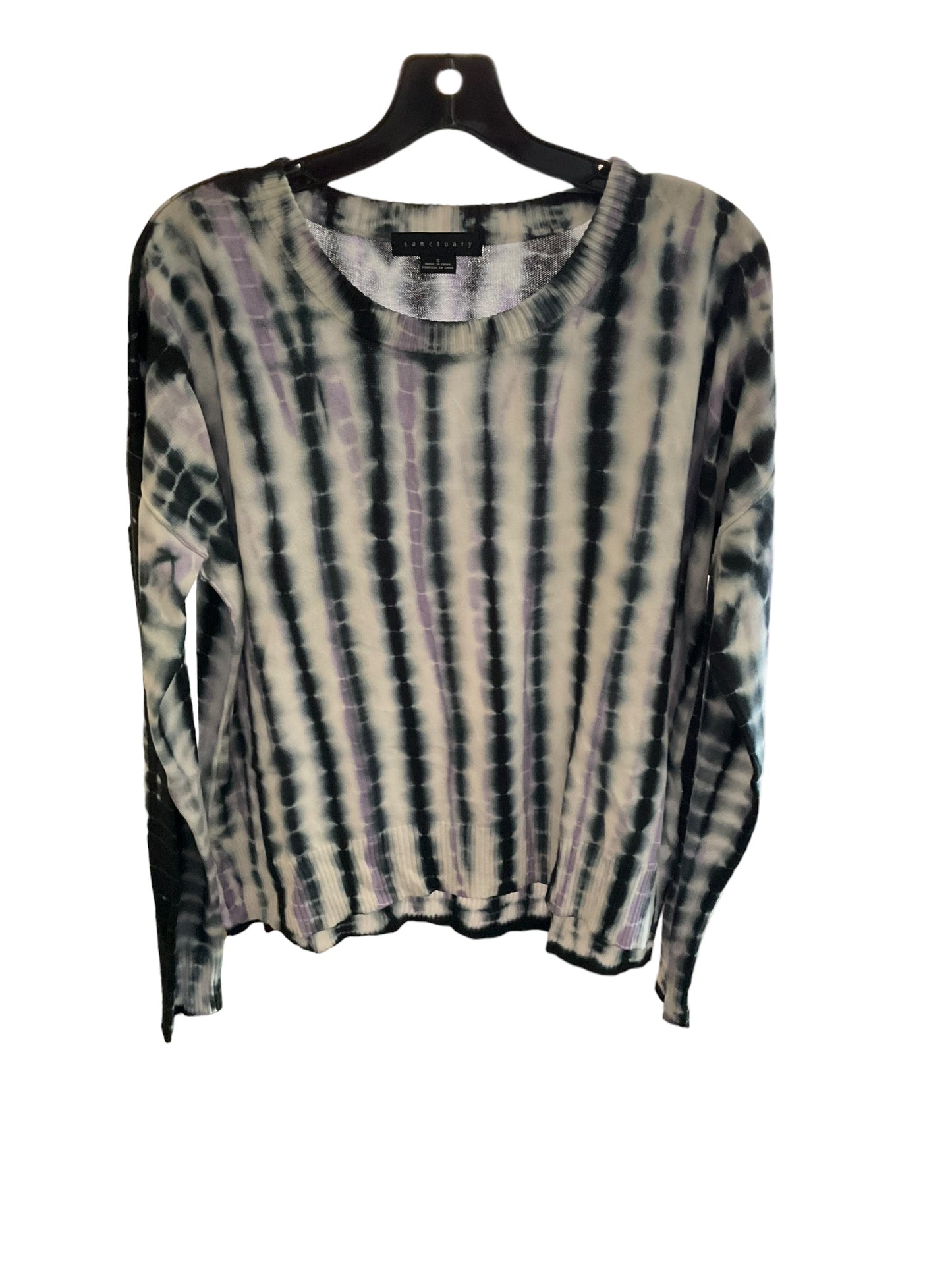 Top Long Sleeve By Sanctuary In Tie Dye, Size: S