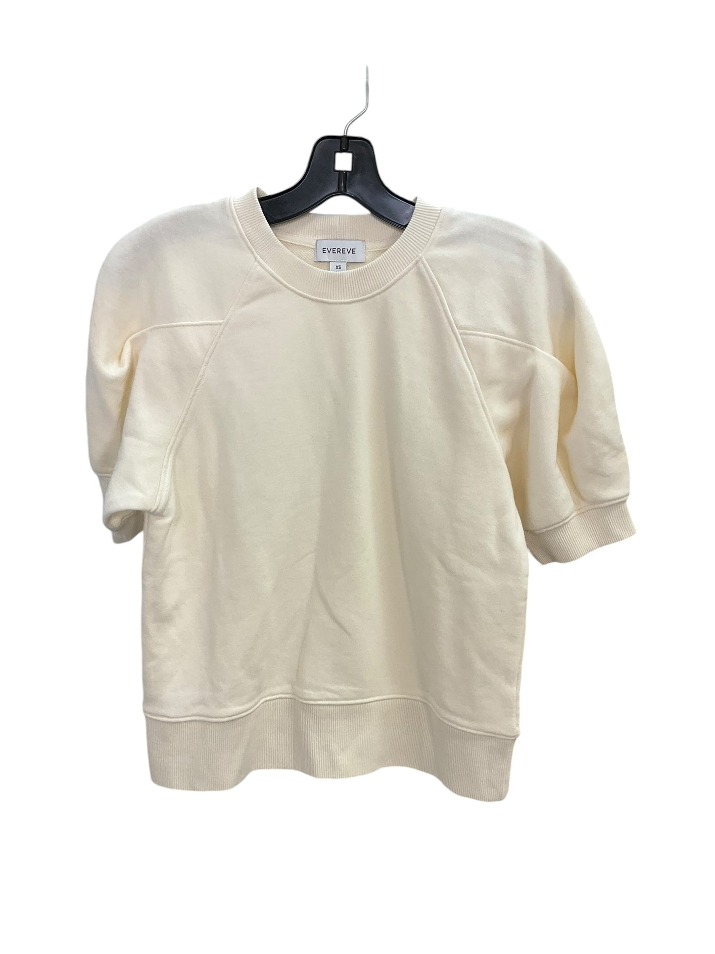 Top Short Sleeve By Nordstrom In Beige, Size: Xs