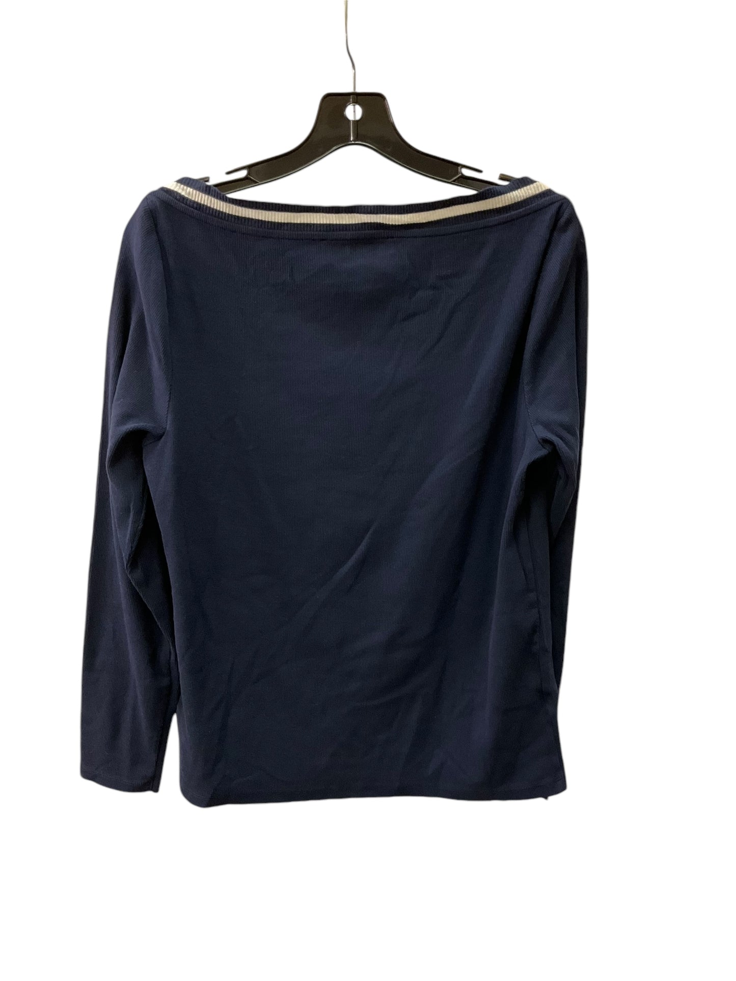 Top Long Sleeve By Loft In Navy, Size: Xl