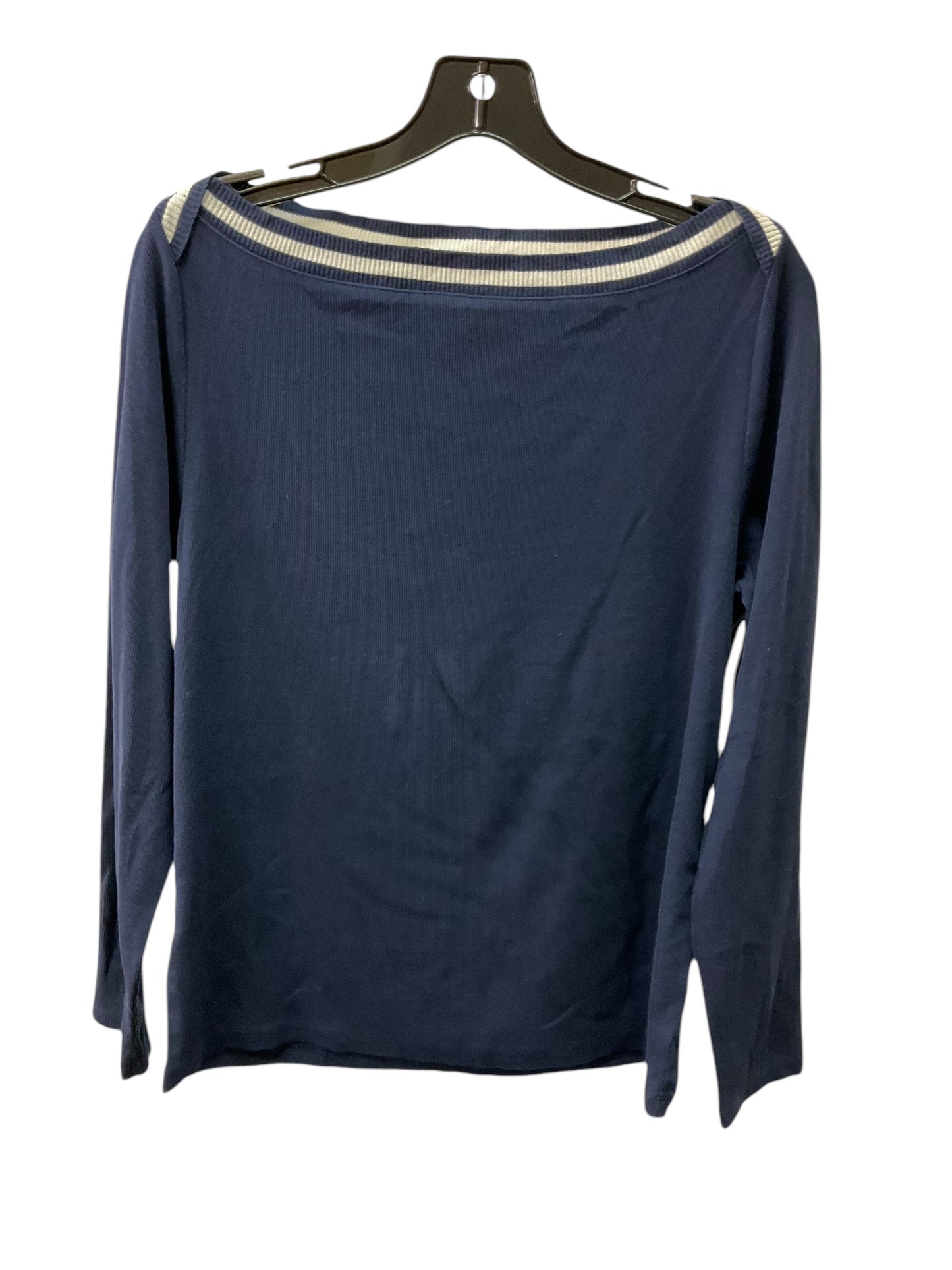 Top Long Sleeve By Loft In Navy, Size: Xl