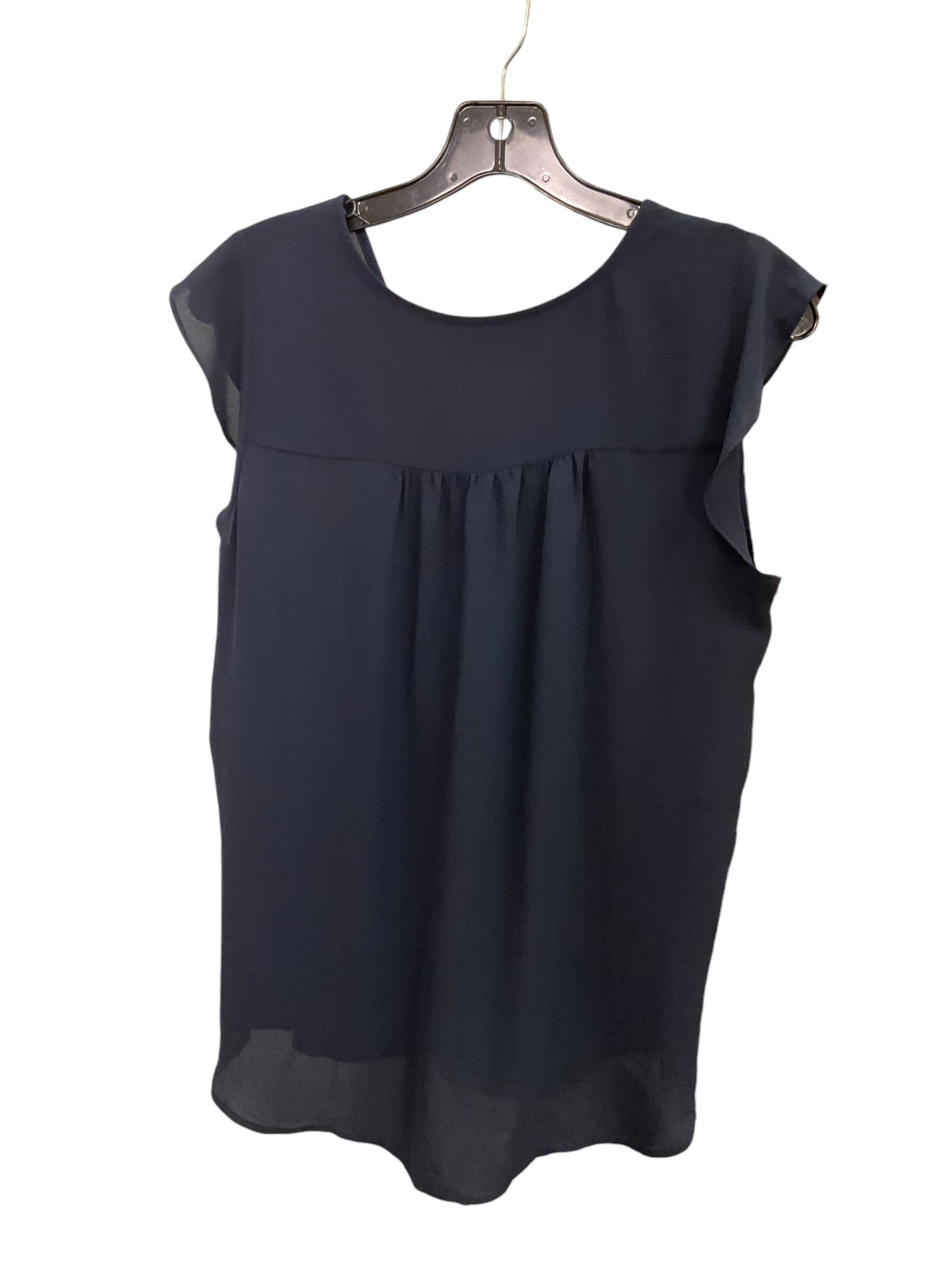 Top Sleeveless By Loft In Navy, Size: M