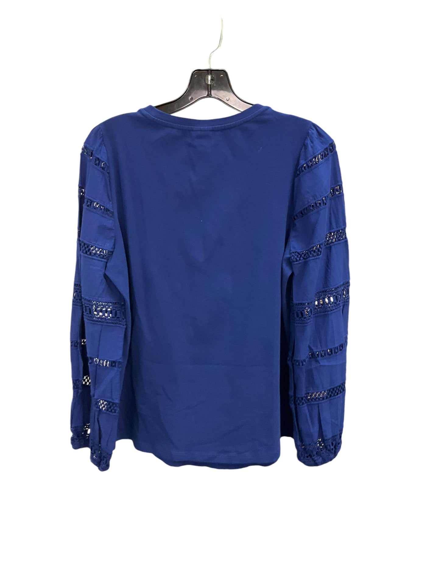 Top Long Sleeve By Chicos In Blue, Size: S