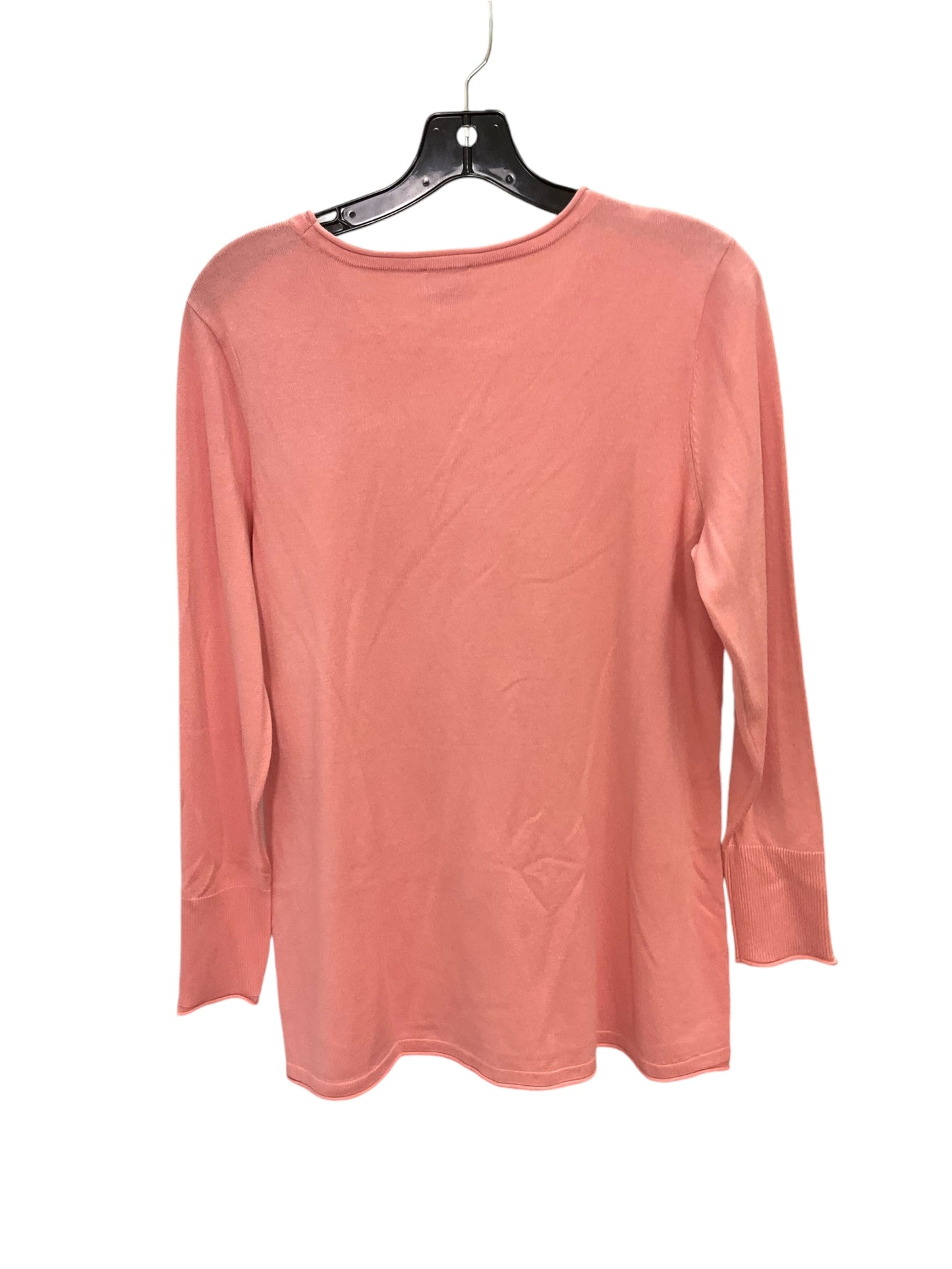 Top Long Sleeve By Chicos In Peach, Size: S