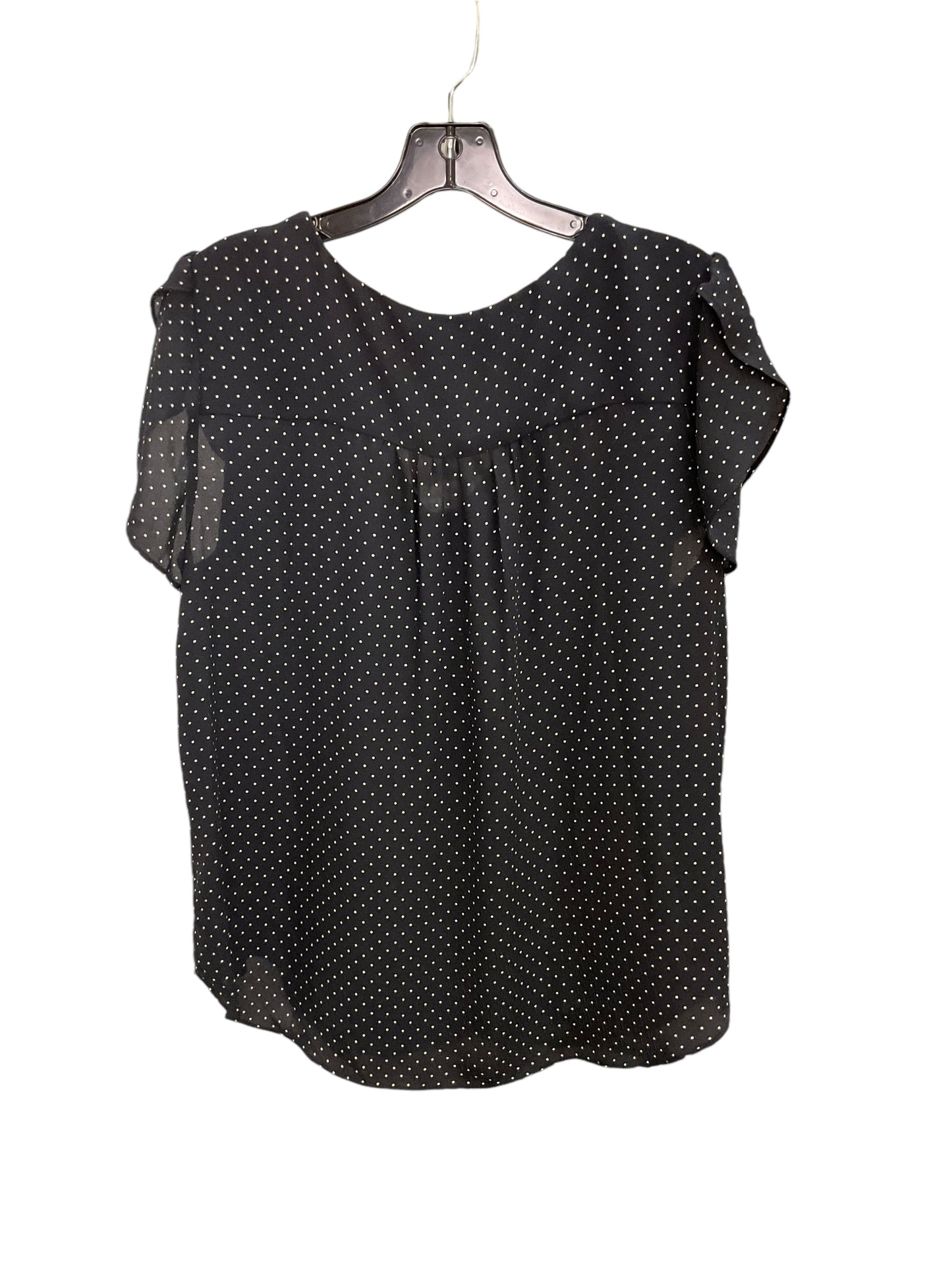 Top Sleeveless By Philosophy In Black White, Size: L