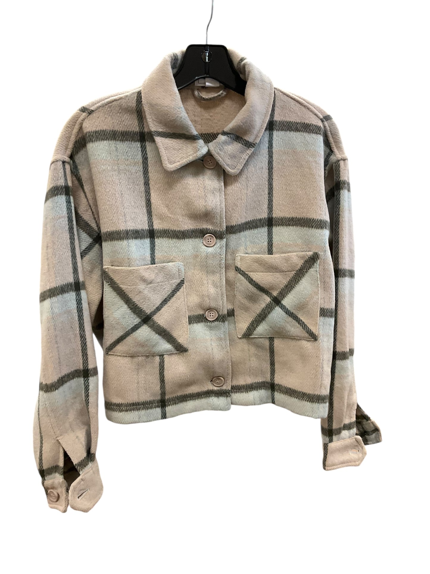 Jacket Shirt By For The Republic In Plaid, Size: M