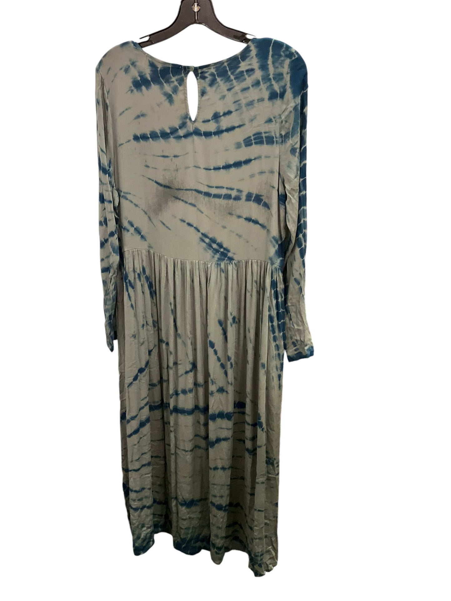 Dress Casual Maxi By Dolan Left Coast In Tie Dye, Size: M