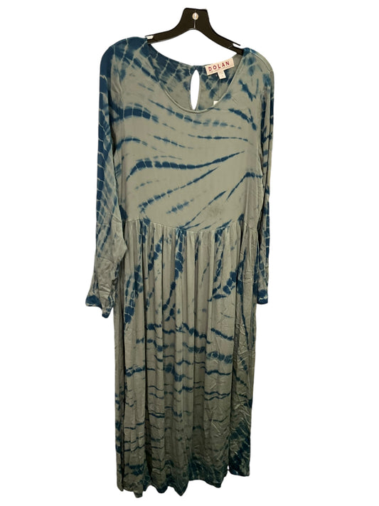 Dress Casual Maxi By Dolan Left Coast In Tie Dye, Size: M