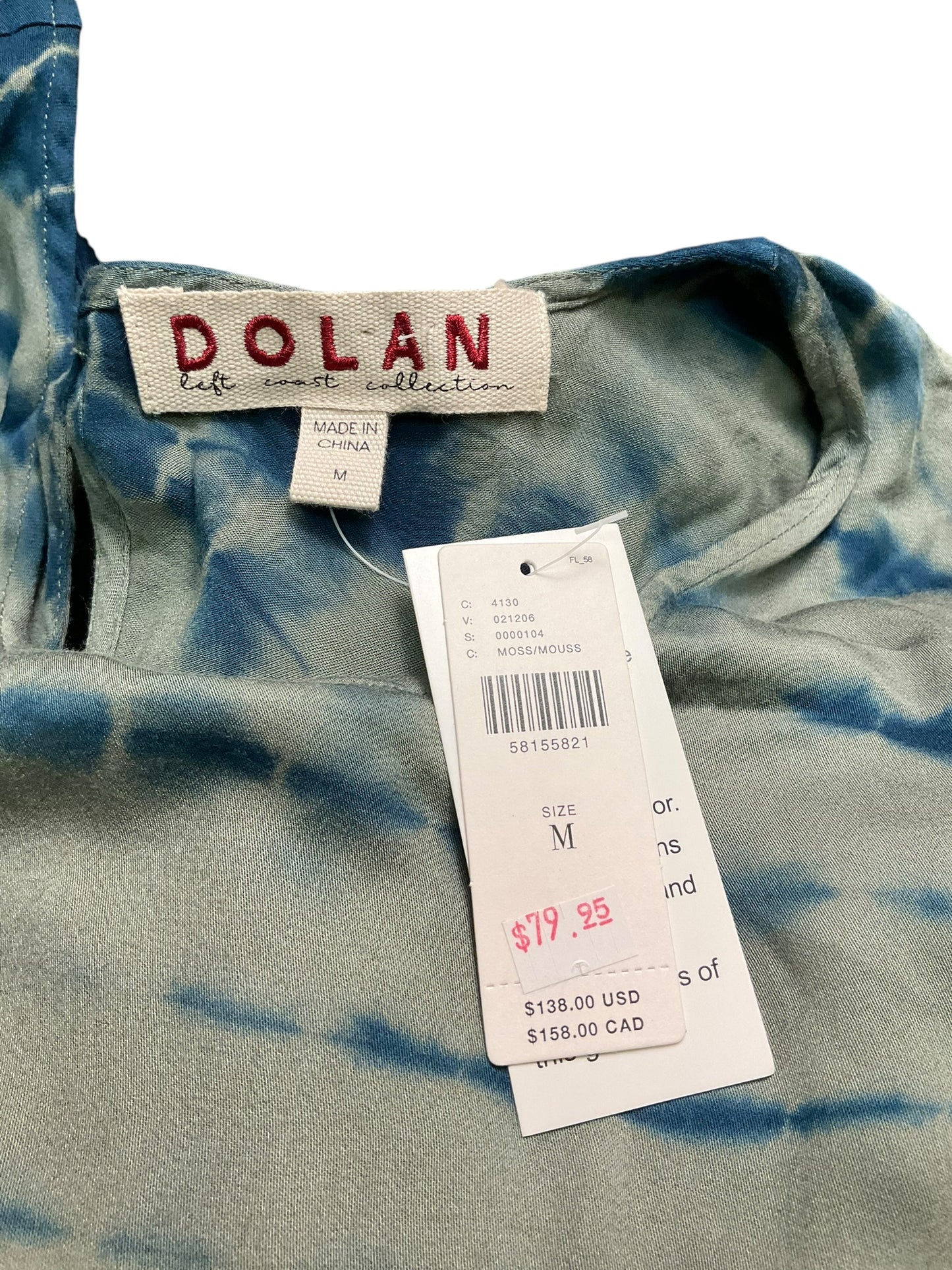 Dress Casual Maxi By Dolan Left Coast In Tie Dye, Size: M