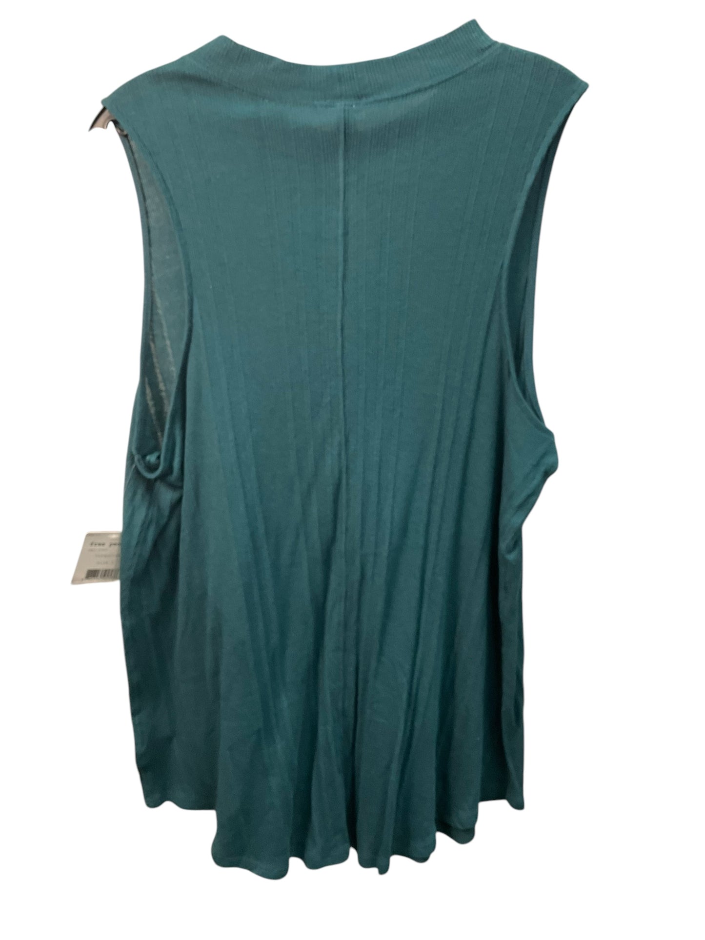 Top Sleeveless By Free People In Teal, Size: L