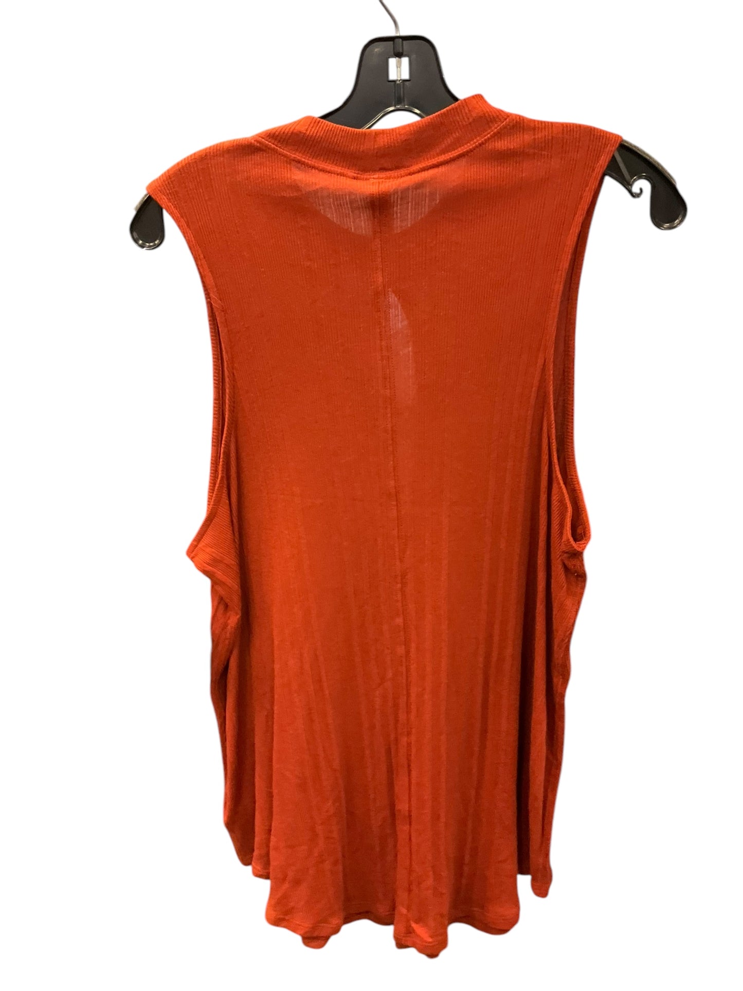 Top Sleeveless By Free People In Orange, Size: L