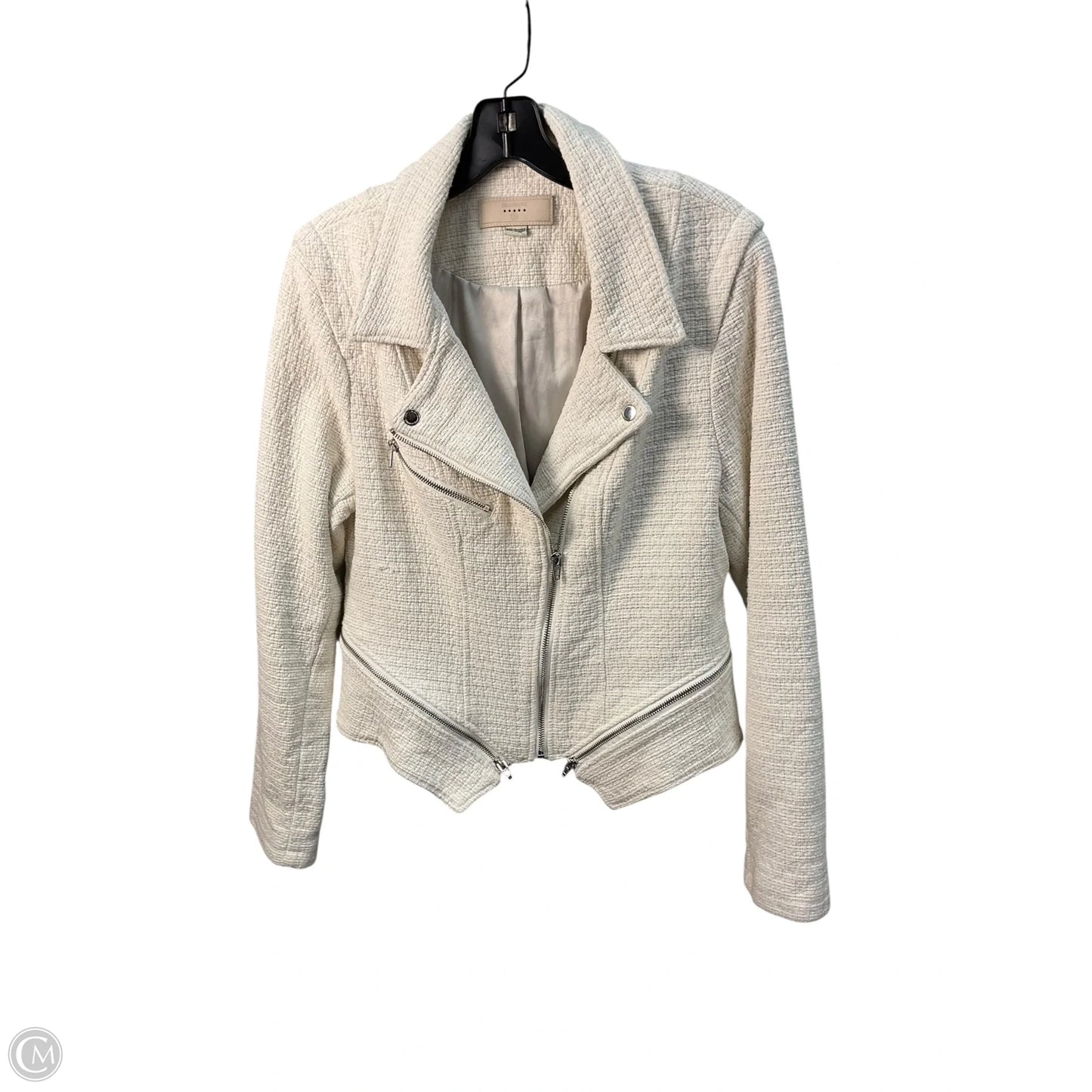 Jacket Moto By Blanknyc In White, Size: Xl
