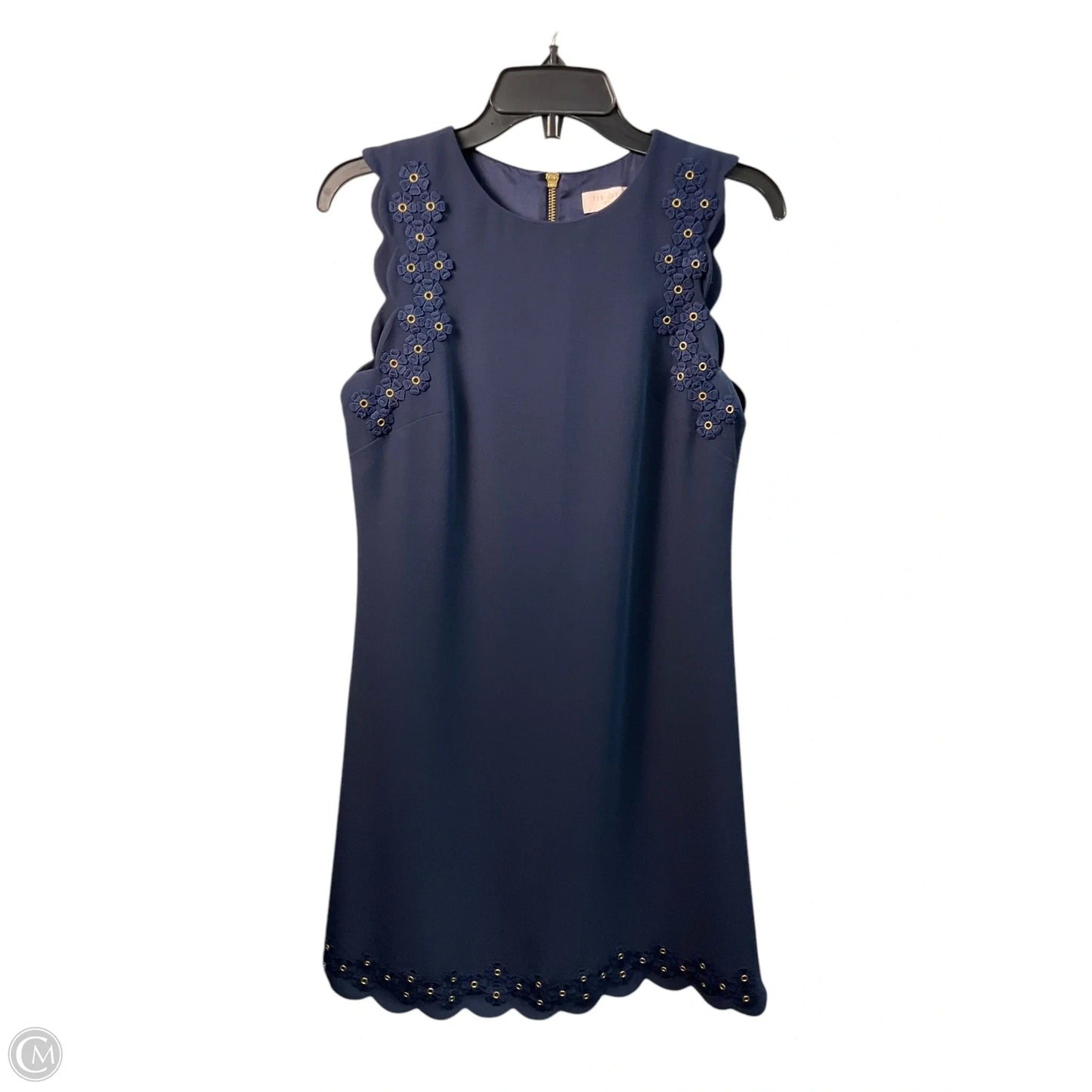 Dress Designer By Ted Baker In Navy, Size: S