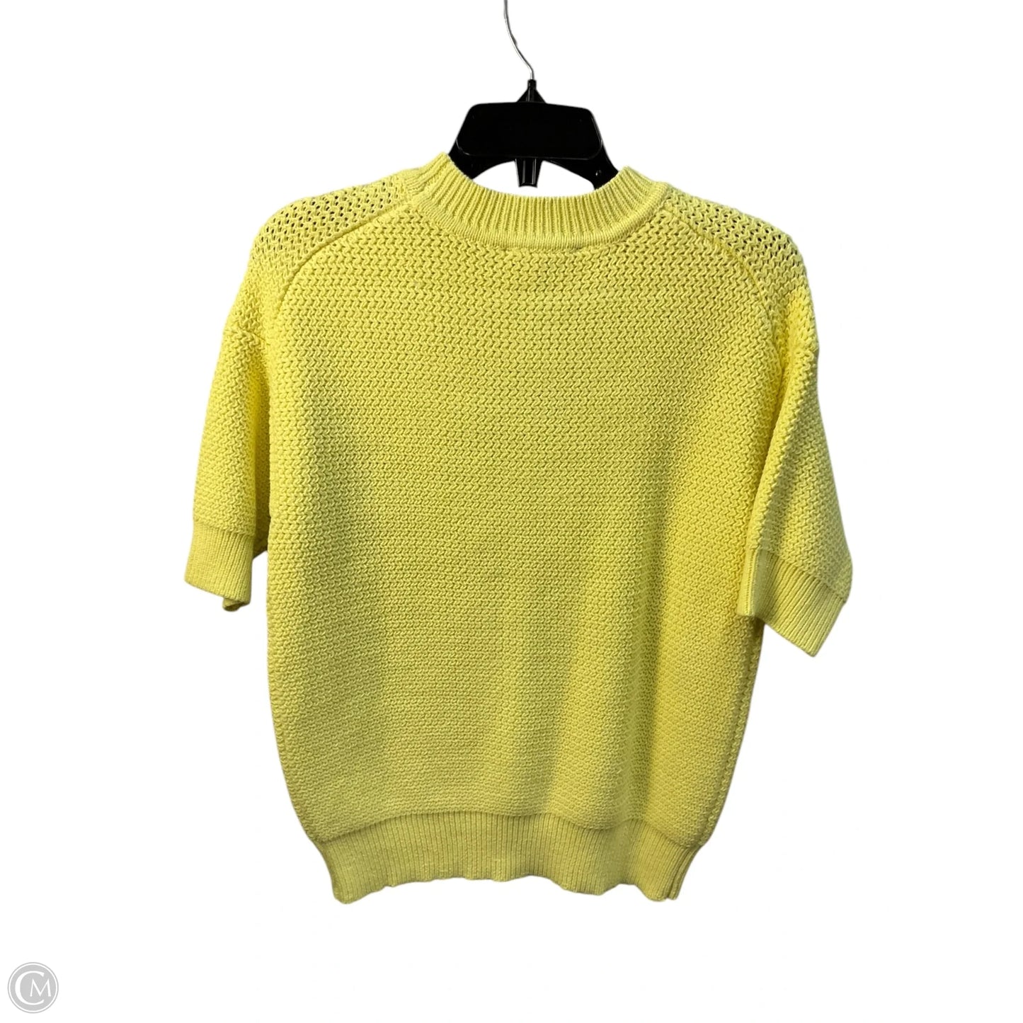 Sweater Short Sleeve By Ann Taylor In Yellow, Size: Xs