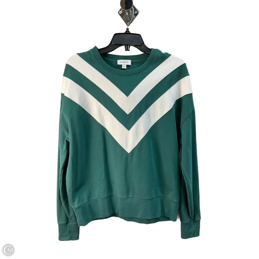 Sweatshirt Crewneck By Evereve In Green, Size: S
