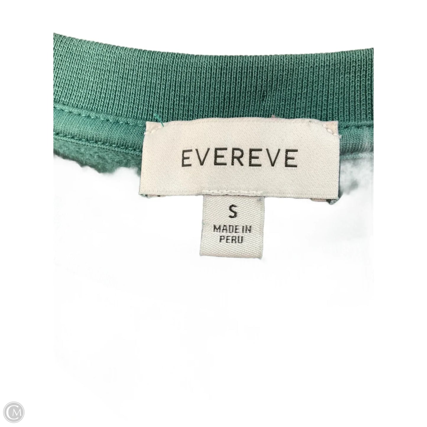 Sweatshirt Crewneck By Evereve In Green, Size: S