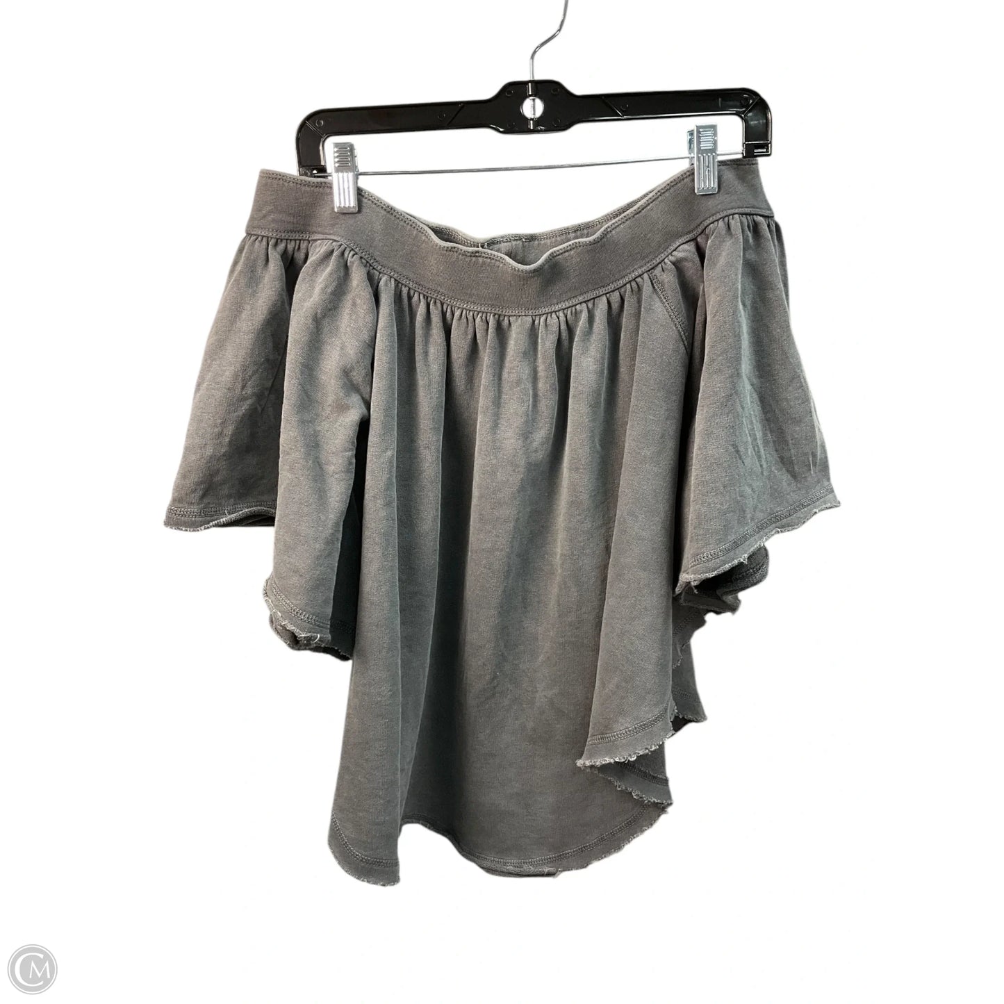 Top Short Sleeve By Free People In Grey, Size: Xs