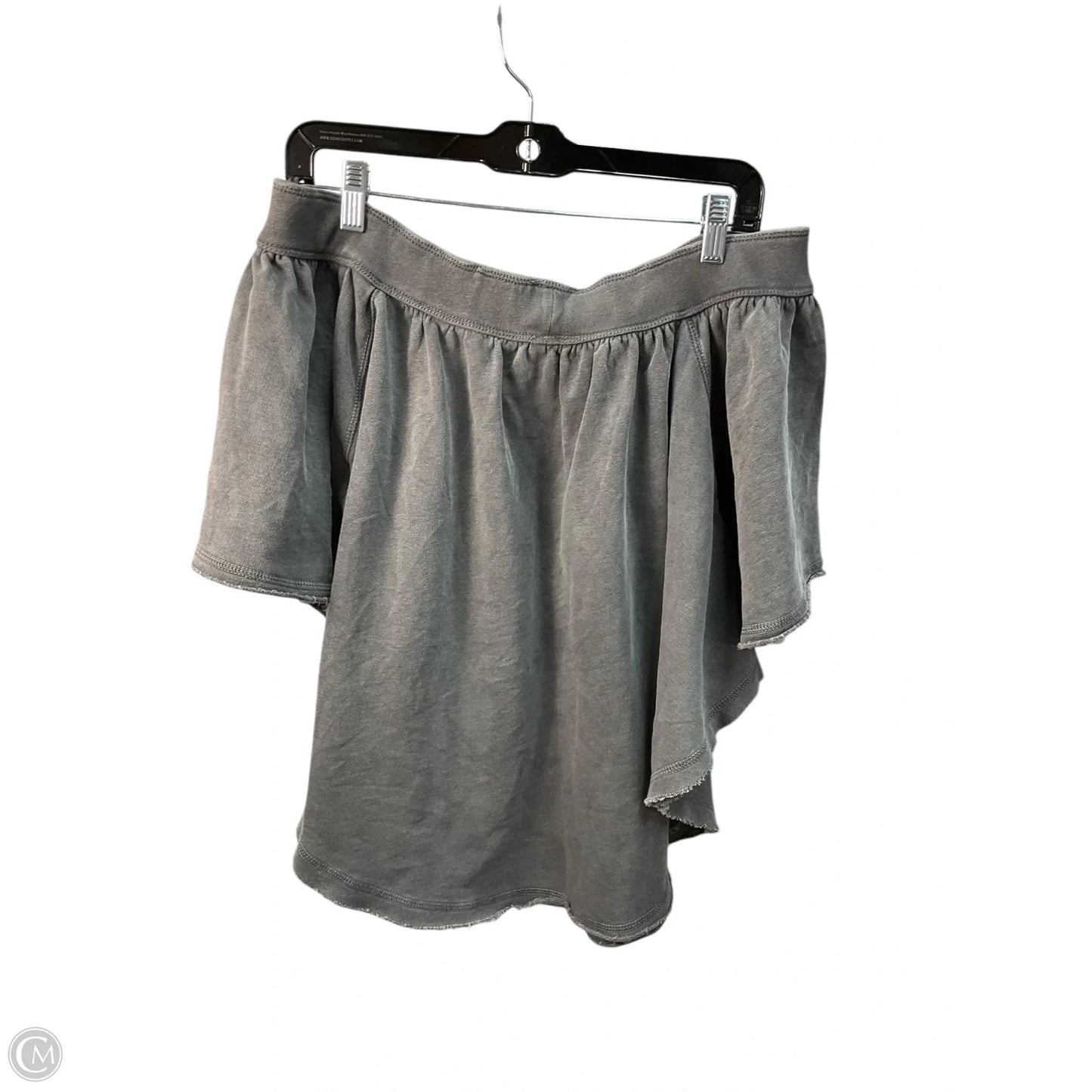 Top Short Sleeve By Free People In Grey, Size: Xs