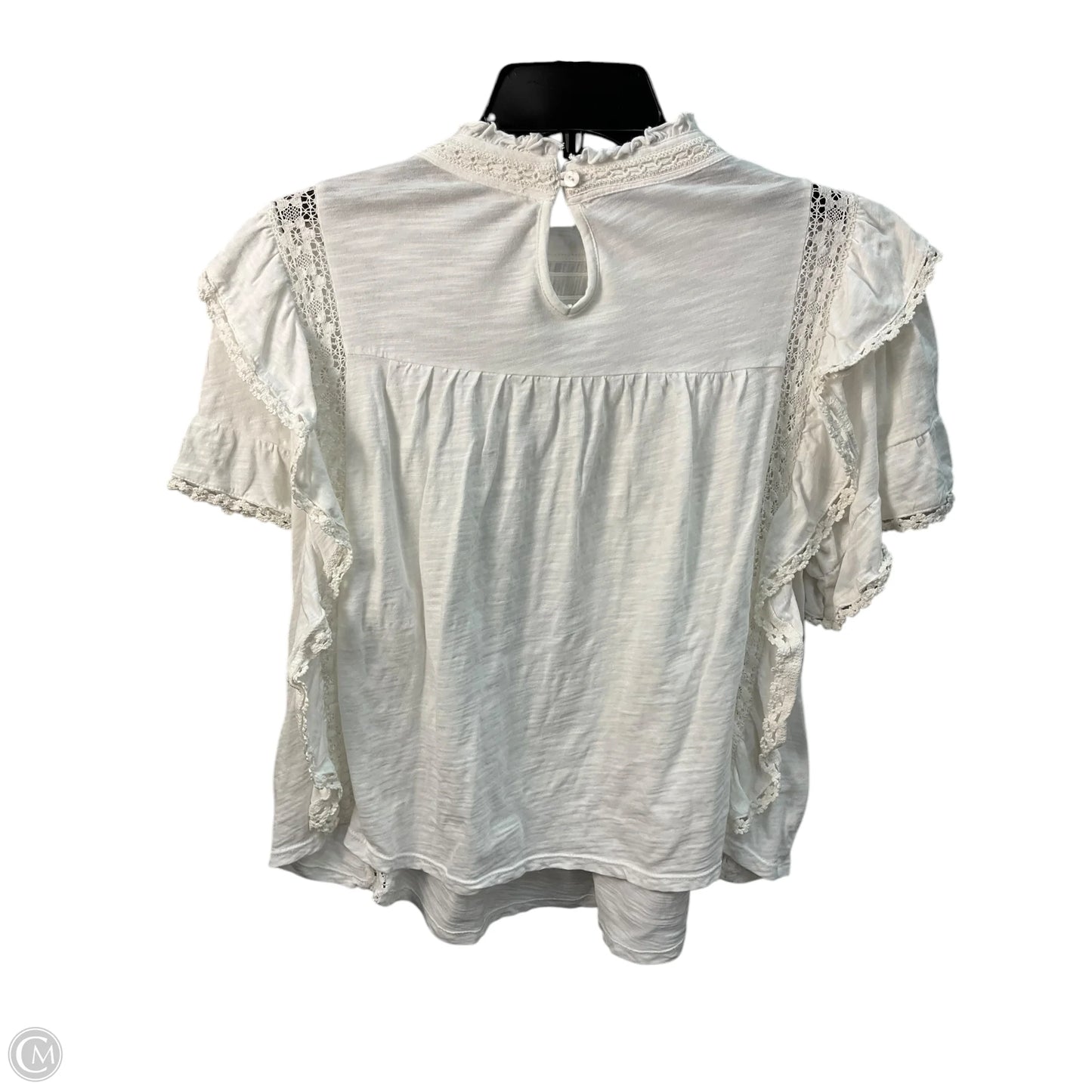 Top Short Sleeve By Free People In White, Size: S