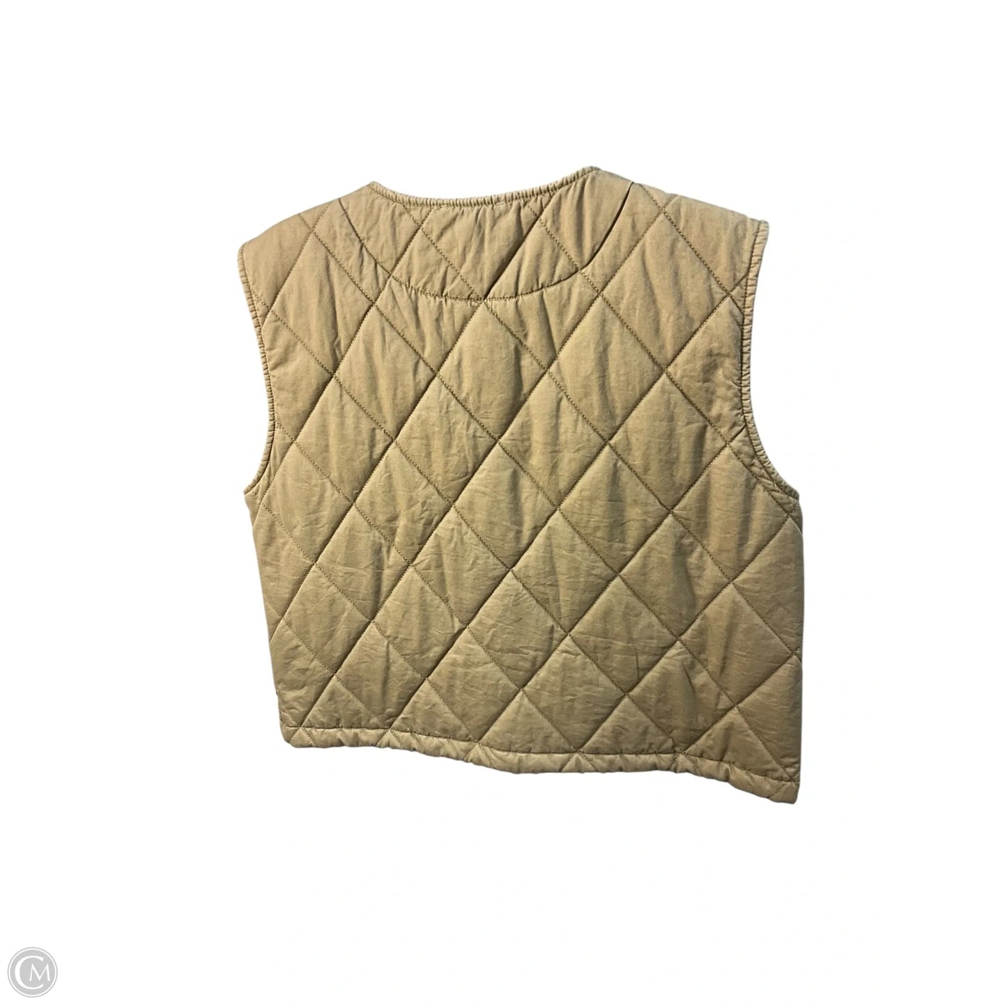 Vest Puffer & Quilted By Nordstrom In Beige, Size: L