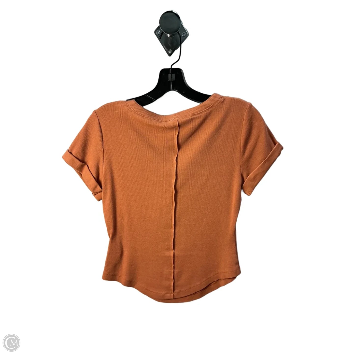Top Short Sleeve Basic By Pilcro In Orange, Size: S