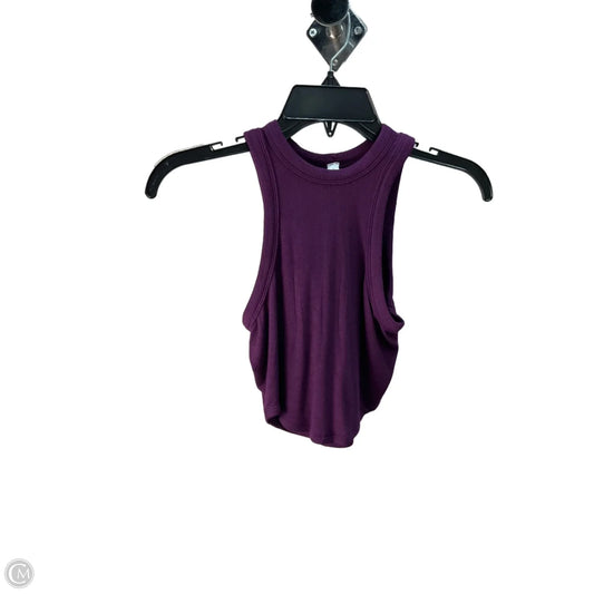 Athletic Tank Top By Lululemon In Purple, Size: 0