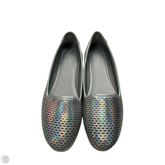 Shoes Flats By Aerosoles In Silver, Size: 9