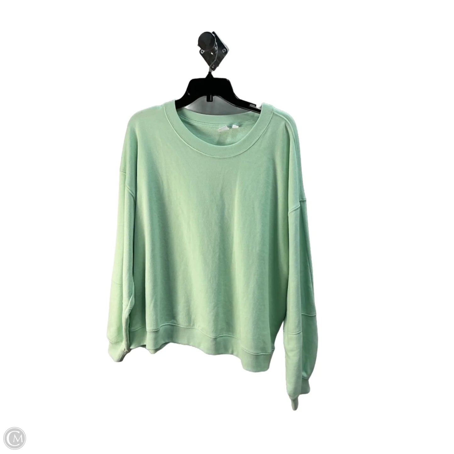 Sweatshirt Crewneck By Gap In Green, Size: 18