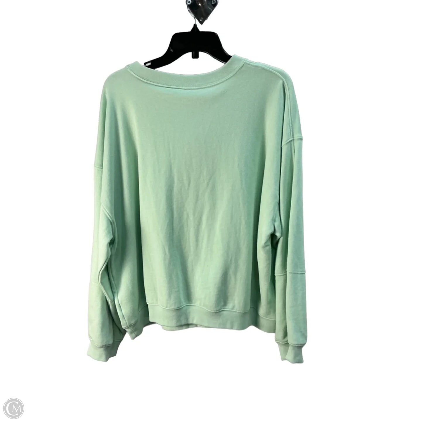 Sweatshirt Crewneck By Gap In Green, Size: 18