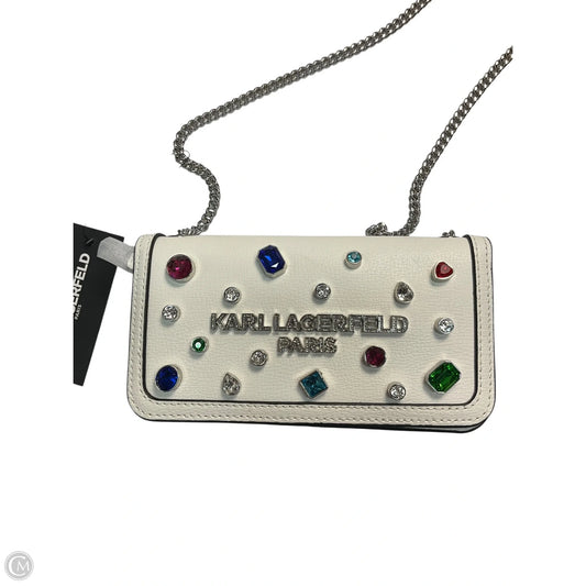 Crossbody Designer By Karl Lagerfeld, Size: Small