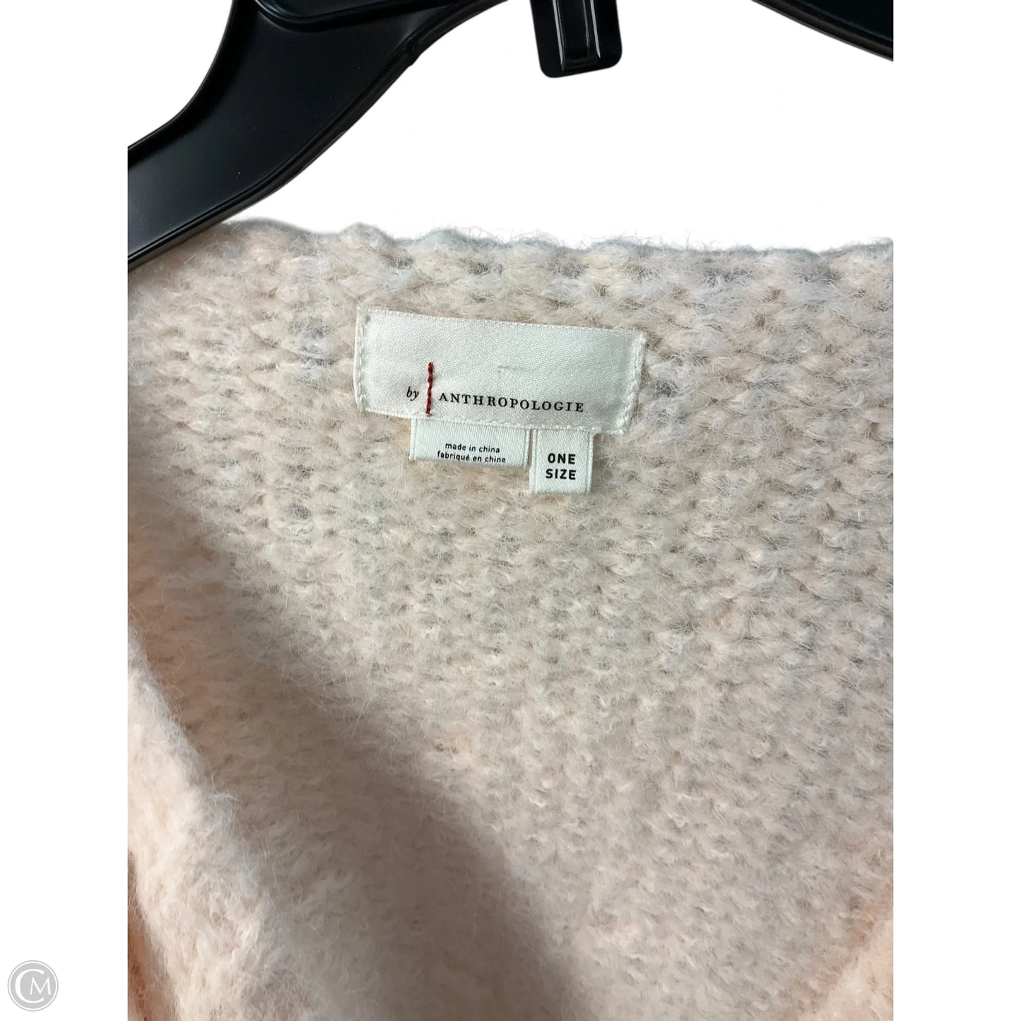 Sweater Cardigan By Anthropologie In Peach