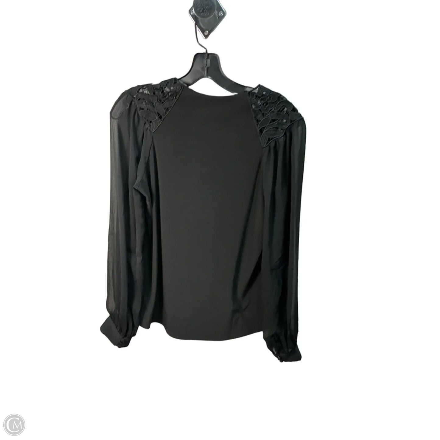 Top Long Sleeve By White House Black Market In Black, Size: S