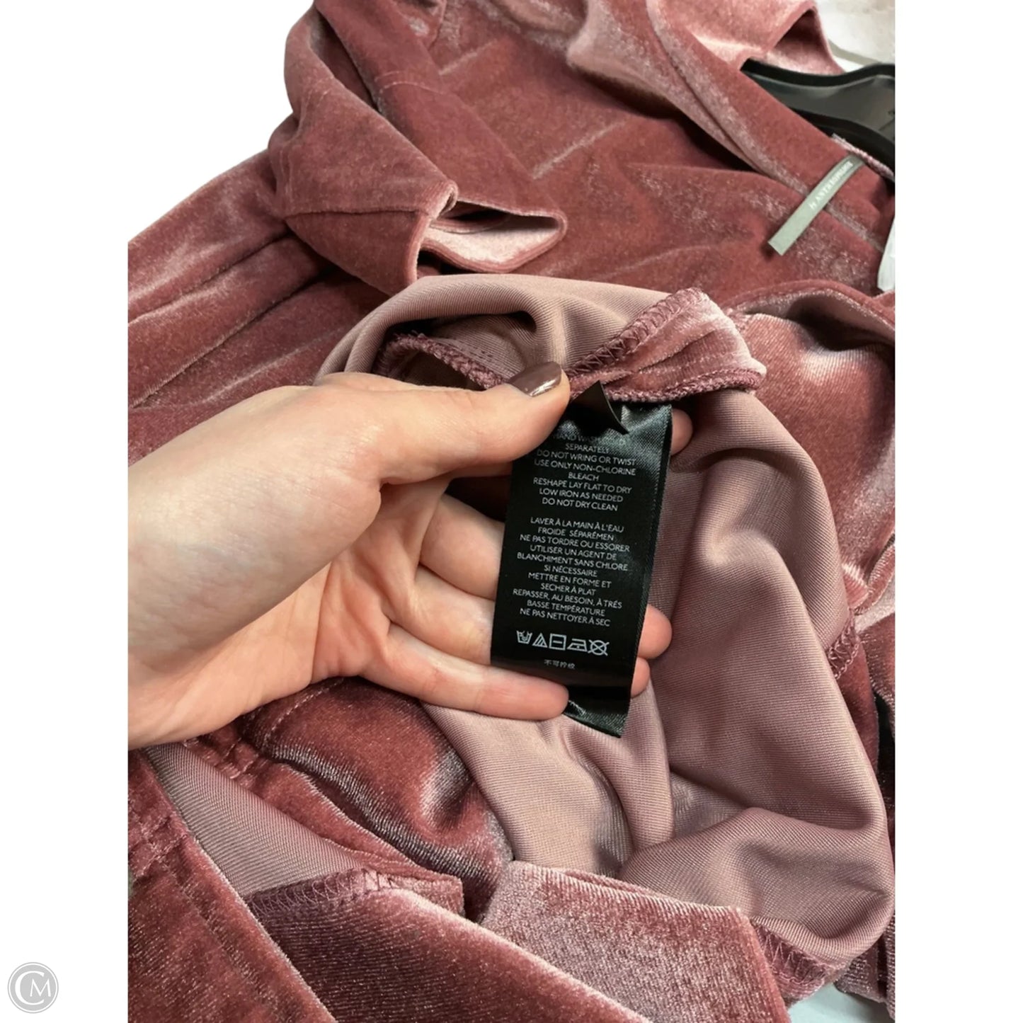 Top Short Sleeve By Anthropologie In Mauve, Size: S