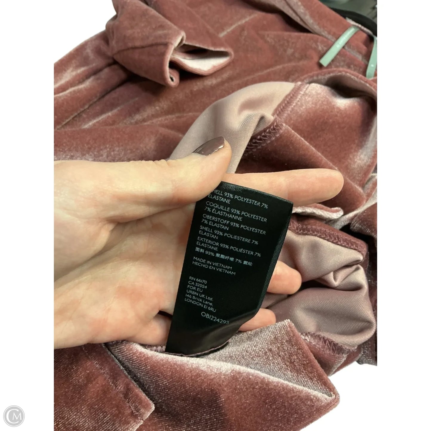 Top Short Sleeve By Anthropologie In Mauve, Size: S