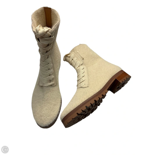 Boots Designer By Kate Spade In Cream, Size: 9