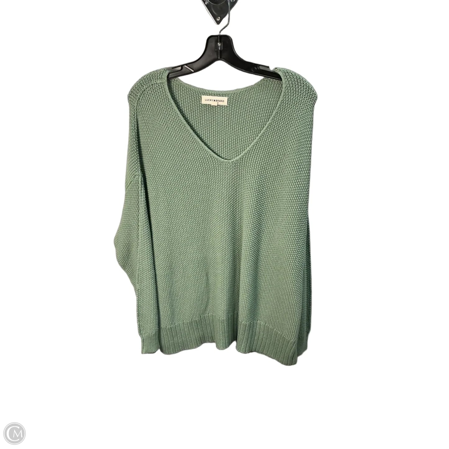 Sweater By Lucky Brand In Green, Size: 18