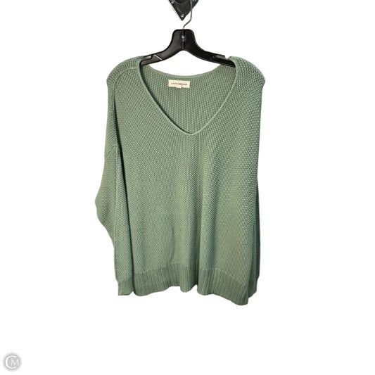 Sweater By Lucky Brand In Green, Size: 18