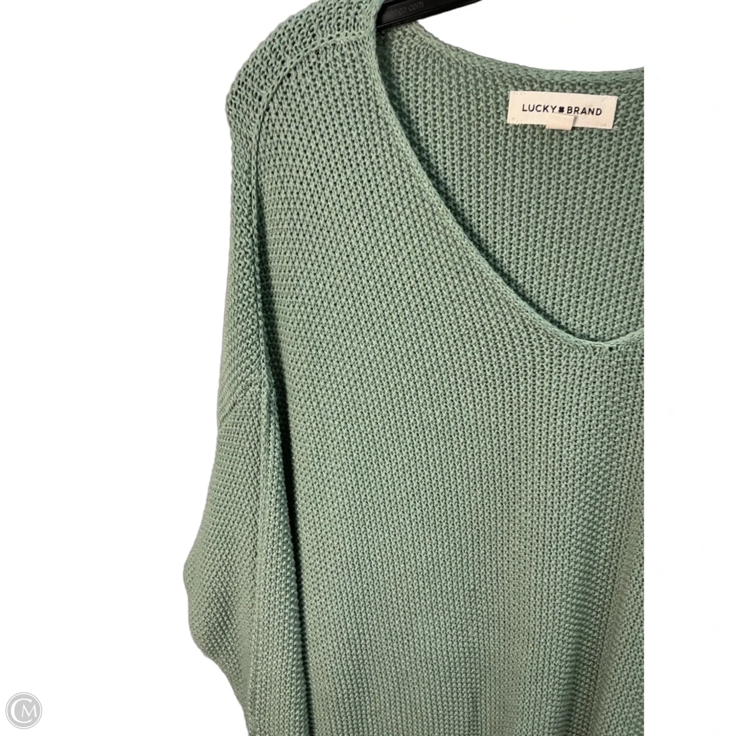 Sweater By Lucky Brand In Green, Size: 18
