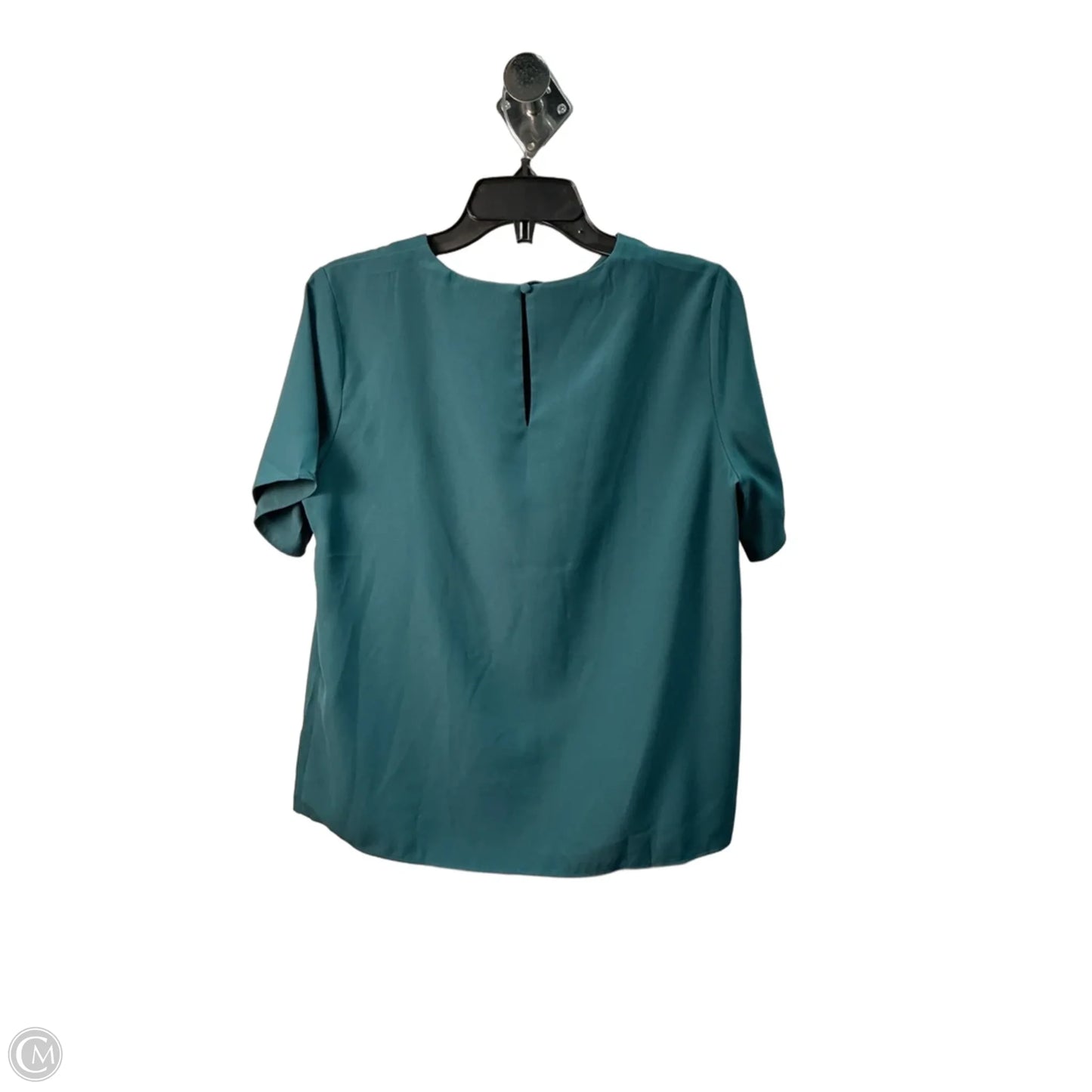 Top Short Sleeve By Banana Republic In Teal, Size: M