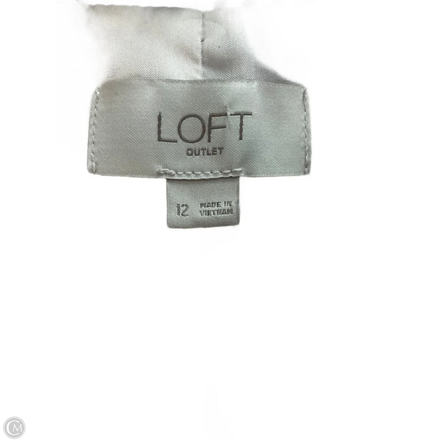 Skirt Suit 2pc By Loft In Plaid Pattern, Size: L