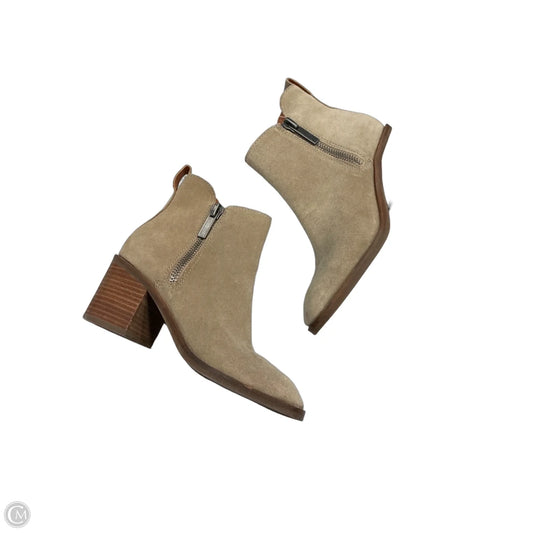 Boots Ankle Heels By Lucky Brand In Cream, Size: 6