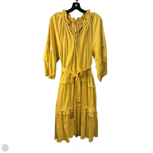 Dress Casual Midi By Elie Tahari In Yellow, Size: S