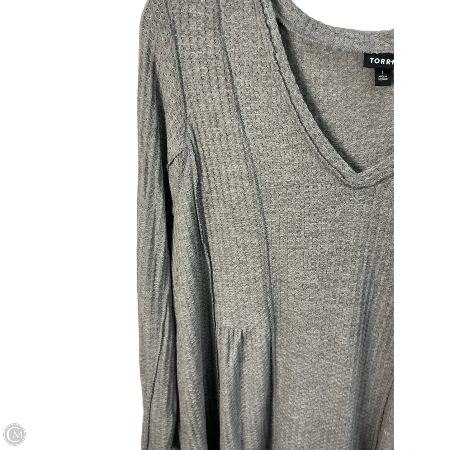 Top Long Sleeve By Torrid In Grey, Size: 14