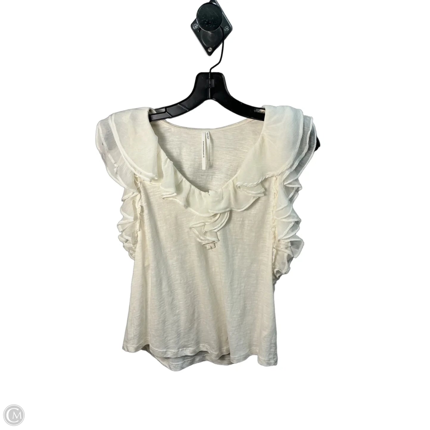 Top Sleeveless By Anthropologie In Cream, Size: Xs