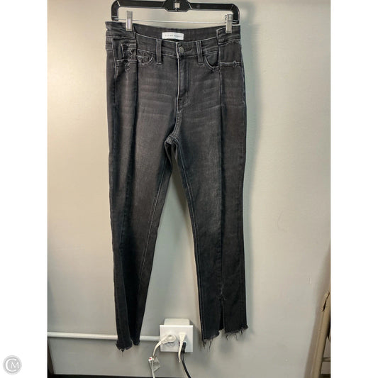 Jeans Straight By Flying Monkey In Black, Size: 4