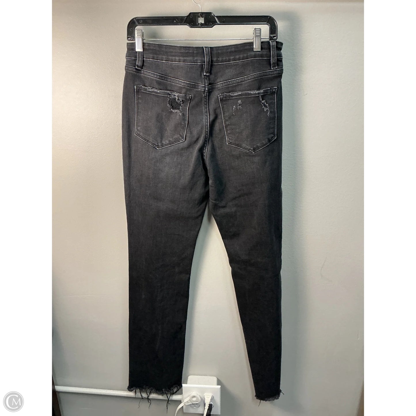 Jeans Straight By Flying Monkey In Black, Size: 4