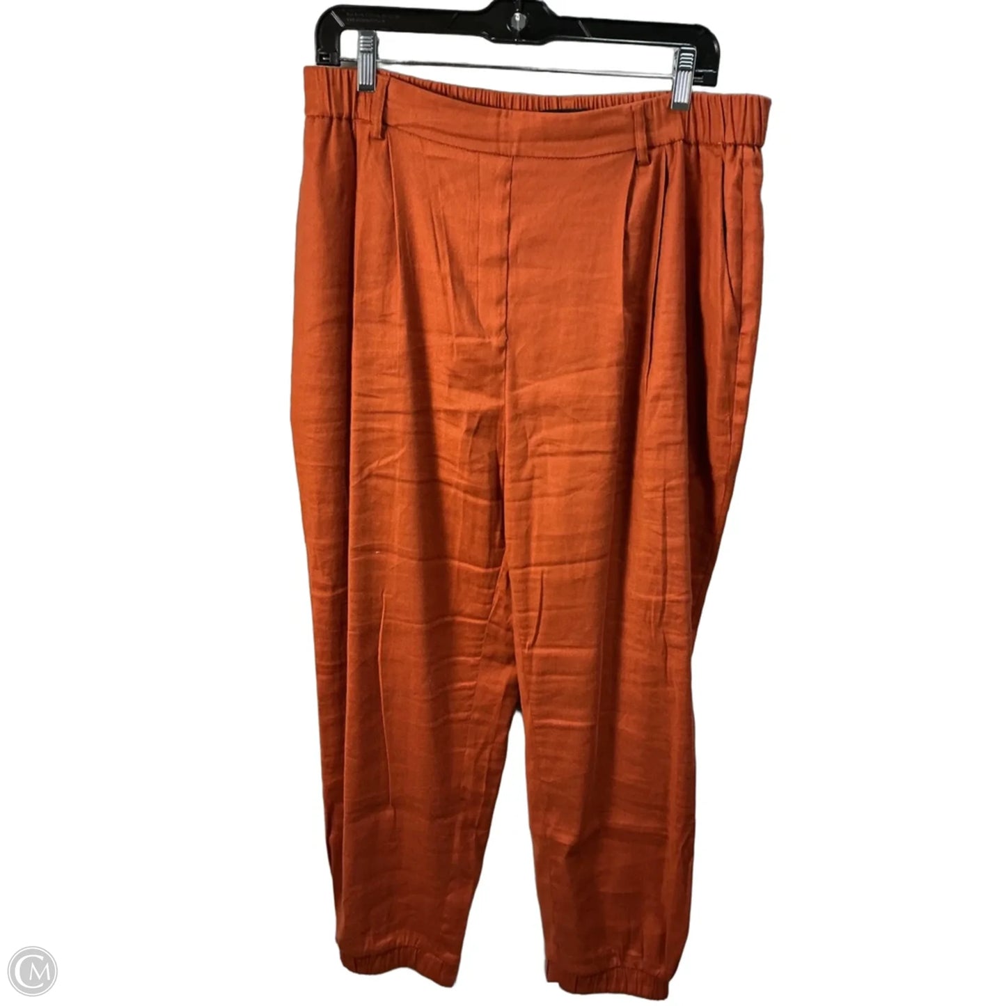 Pants Linen By Express In Orange, Size: 12