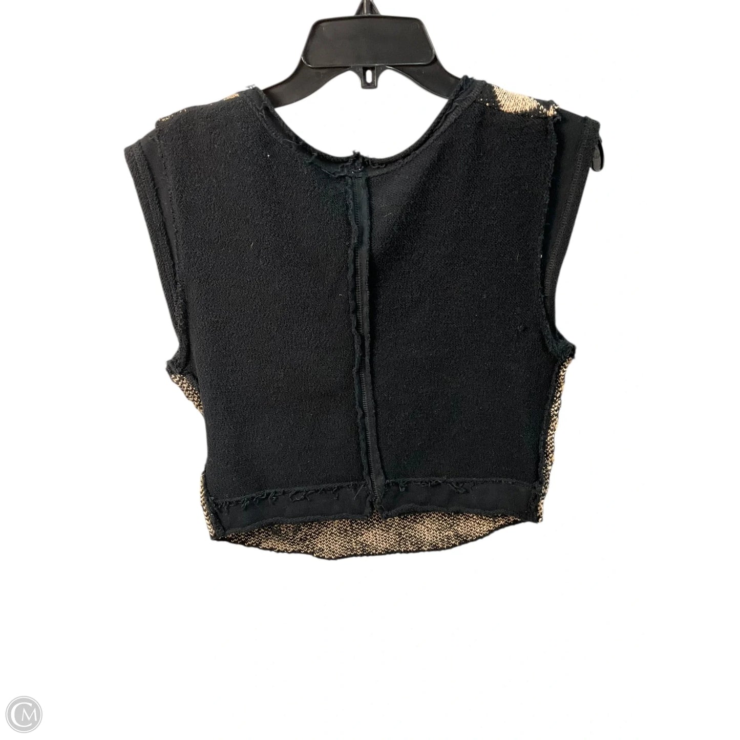 Sweater By Free People In Black & Cream, Size: Xs