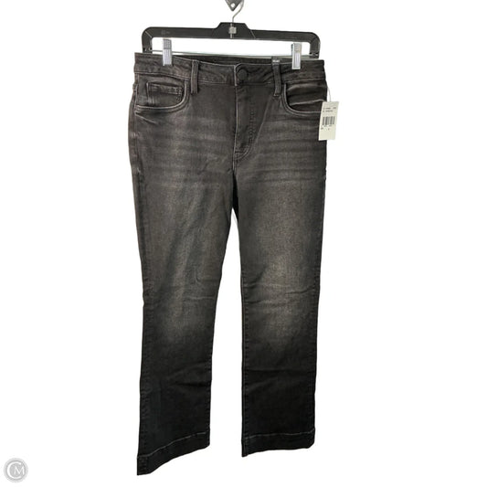 Jeans Flared By Kut In Black, Size: 4